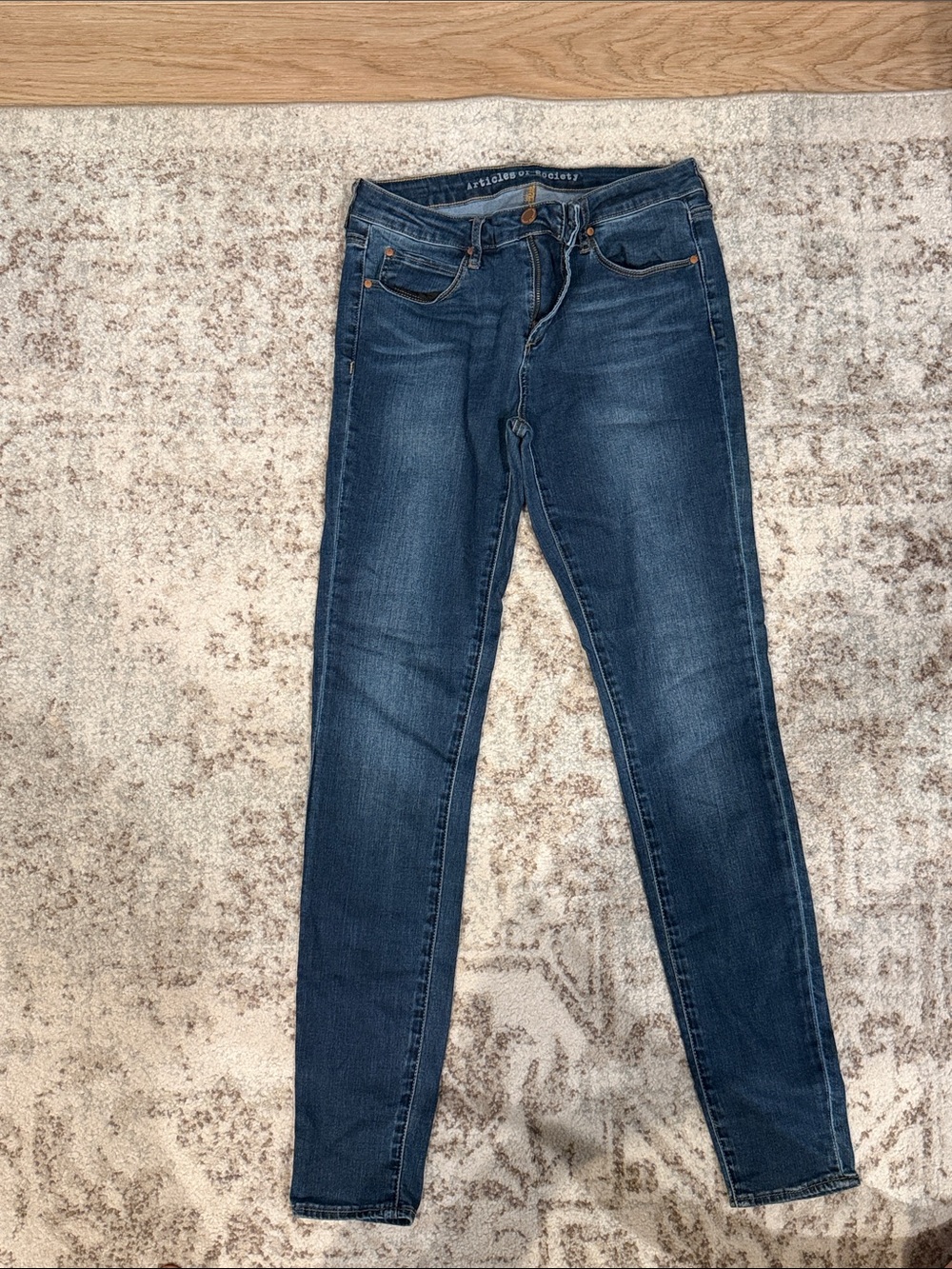 Articles Of Society Dark Blue Skinny Jeans
